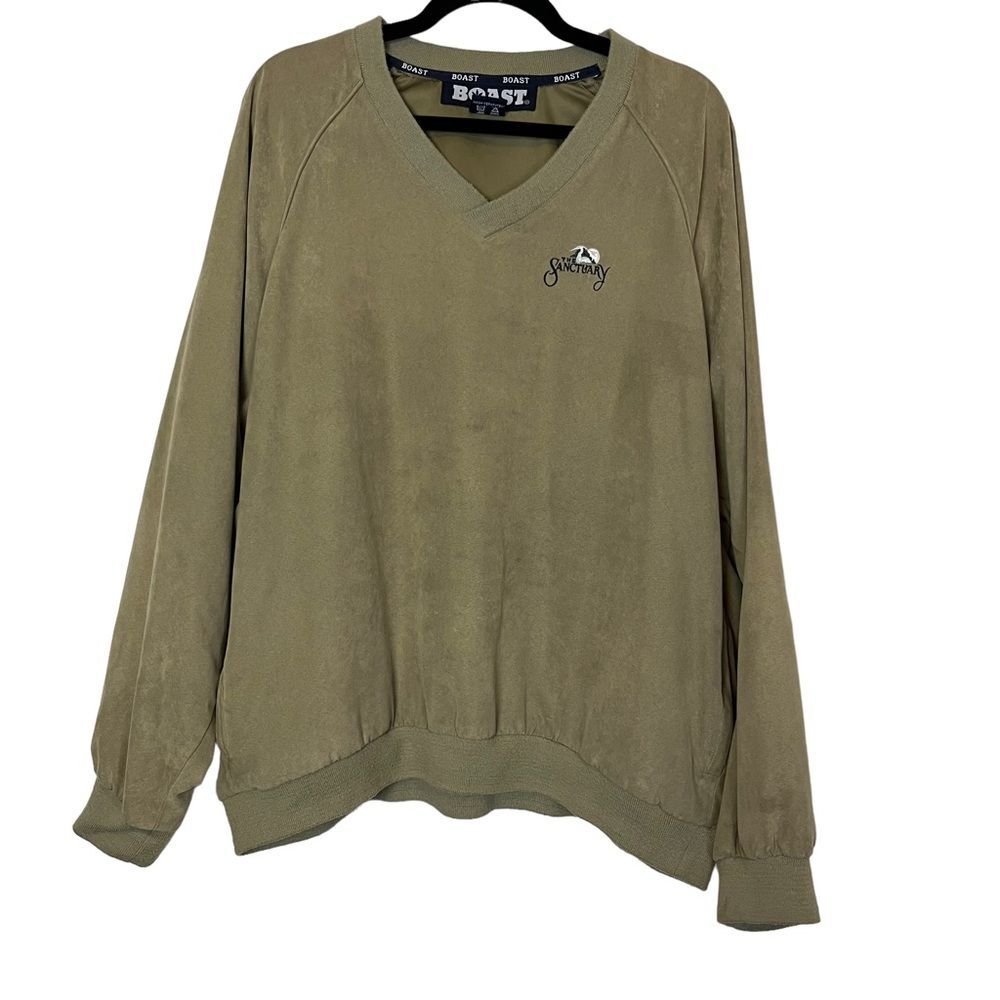 BOAST Tan Pullover Khaki Sweater Size XL Men